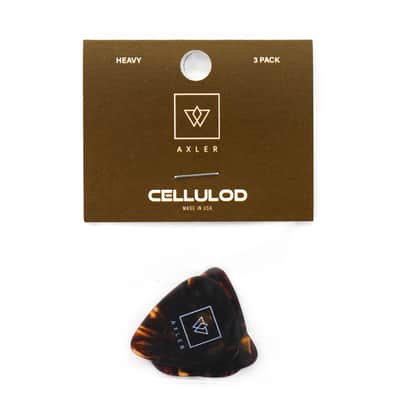 Vosta Heavy Celluloid Tortoise Picks - 3 Pack image 1