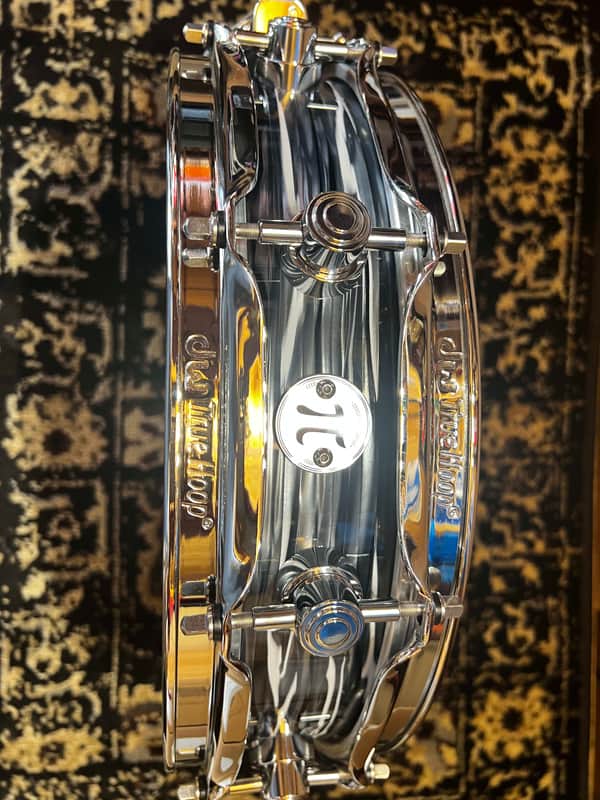 Mint DW 3.14" x 14" Collector's Series Maple Pi Snare Drum - Black Oyster w/ Chrome Hardware