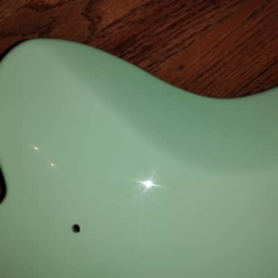 Warmoth Roasted Alder Telecaster Body Nitro Finished Surf Green image 20