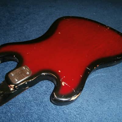 Vintage 1960's Kingston 65 Electric Guitar! Japan Teisco! Mirror Pickguard! image 11