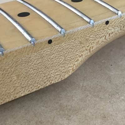 LEFTY Custom Vintage Fender Lic. Strat Neck Satin Nitro Lacquer Reverse Relic Bone Nut Loaded Stratocaster image 16