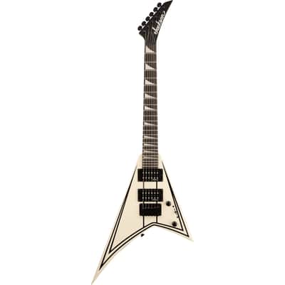 Jackson RR Minion JS1XM Electric Guitar - Snow White with Black Pinstripes image 2