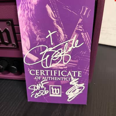 Wylde Audio 50W Mini Guitar Amplifier Zakk Sabbath Purple Limited Edition #241/300 image 3