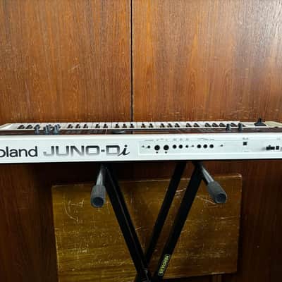 Roland Juno-Di Portable 61-key Mobile Synthesizer White color w/ bag power supply image 7