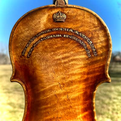 Old Grafted Montagnana Label Violin attributed to Nicholas Vasich 4/4 image 16