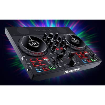 Numark Party Mix Live Built In Light Show & Speakers DJ Controller w Headphones image 6