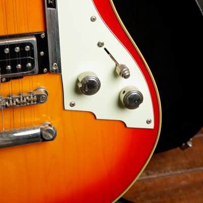 Duesenberg Double Cat 12-String Electric Guitar Fire Burst Pre-Owned image 7