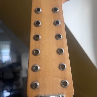 Left Hand Fender Stratocaster, Telecaster "F" Guitar Tuners, Late 1960's, Ferrules, Screws TYPE 1 Left image 3