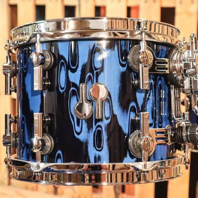 Sonor SQ2 Birch Blue Tribal High Gloss "Gavin Harrison Replica" Drum Set image 5