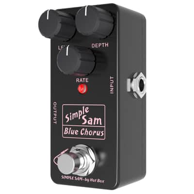 Simple Sam Blue Chorus Analog Guitar Effect Pedal True Bypass Astounding Tone image 3