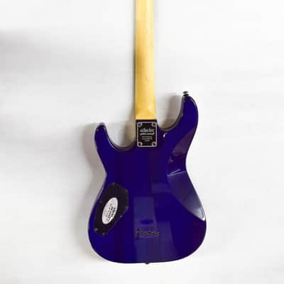 Schecter Omen Extreme-6 - Ocean Blue Burst image 10