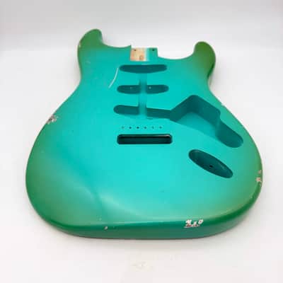 MJT Stratocaster Body Alder Relic Nitro USA Seafoam mjt5535 image 5