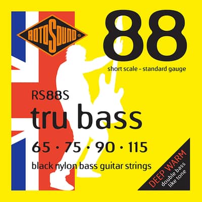 Rotosound RS88S Tru Bass 88 Nylon Tapewound Electric Bass Strings - Short Scale (65 - 115)
