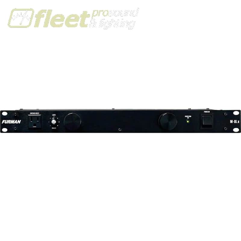 Furman M-8LX Power Conditioner with Lights  - Black image 1