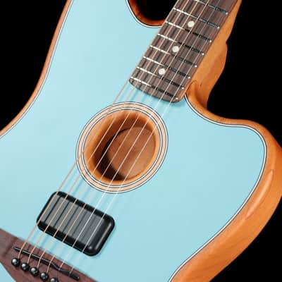 FENDER MEXICO Acoustasonic Player Jazzmaster Rosewood Fingerboard Ice Blue [MX2300721] (03/24) image 15