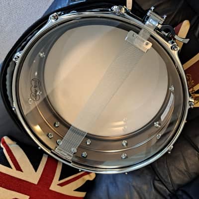 Ludwig LB416 Black Beauty 5x14" 10-Lug Brass Snare Drum 1994 - Present - Black Nickel-Plated image 4