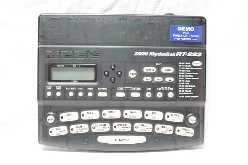 Zoom RT-223 RhythmTrak Digital Drum Machine + power supply image 1