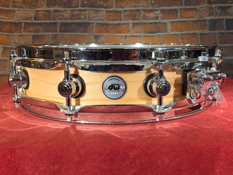 DW Collector's Series Maple Pi 3.14x14" Snare Drum Natural image 1