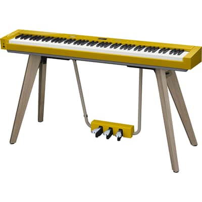 Casio Privia PX-S7000 88-Key Portable Digital Stage Piano with Stand, Harmonious Mustard image 8