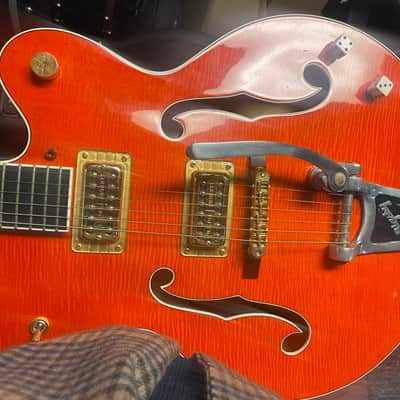 Gretsch G6120SSU Brian Setzer - Orange (USED) image 9