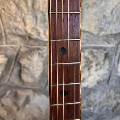 Spectacular 1950s Italian Wandre Framez Piper – Rare Yellow Crackle with Wood Neck image 8
