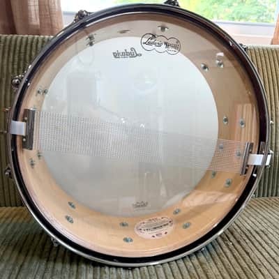 Ludwig Classic Maple Exotic Bubinga 14x5 Snare — Tube Lugs, Die-Cast Hoops, P86 image 16