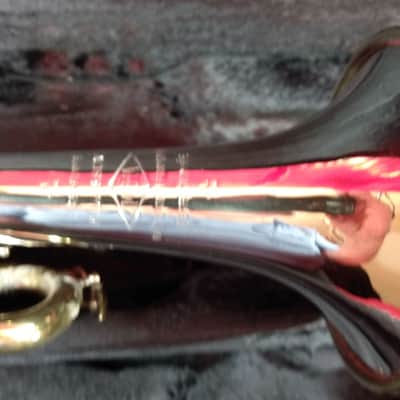 Besson MEHA .470" LARGE BORE 1972 - SILVER & GOLDPLATED image 7