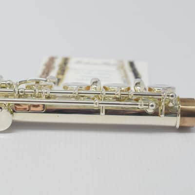 Lightly Used Pearl Belsona Silver Plated Student Flute w/ Case image 12