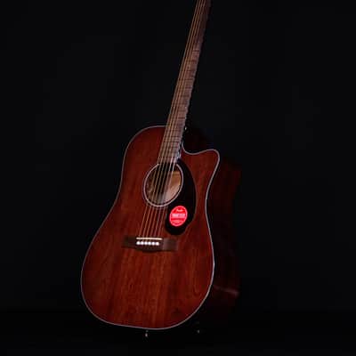 Fender CD-140SCE, Walnut FB, All-Mahogany with Case image 6