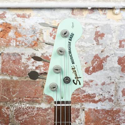 Squier Vista Series Musicmaster Bass 1997 Sonic Blue image 13