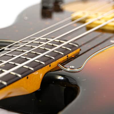 1971 Fender Precision Bass “B” Nut Width Tobacco Sunburst w/ Vintage DiMarzio Pickup, OG Hard Case image 9