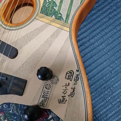 2025 Fender American Acoustasonic Telecaster Kuniyoshi Collection Geisha - FENDER EXPERIENCE 2025 Tokyo Flagship Exclusive Limited Edition image 8
