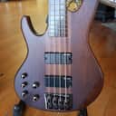 ESP LTD Left Handed Bass - Neck Through Antique Brown Stained