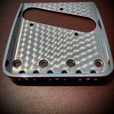 Van Dyke-Harms Hybrid Telecaster Bridge, Engine Turned 2023 - Engine Turned image 4