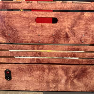 Custom 10U 104HP Powered Eurorack Wooden Case with Slide Nuts image 3