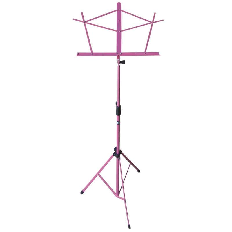 Hamilton Deluxe Folding Music Stand w/Bag - Pink image 1