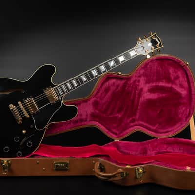 1989 Gibson ES-347 S - Ebony | USA Vintage Post Norlin Era Custom Semi-Hollow Bill Lawrence The Original HB-R HB-L Humbucker Pickups Coil Split | OHSC image 2