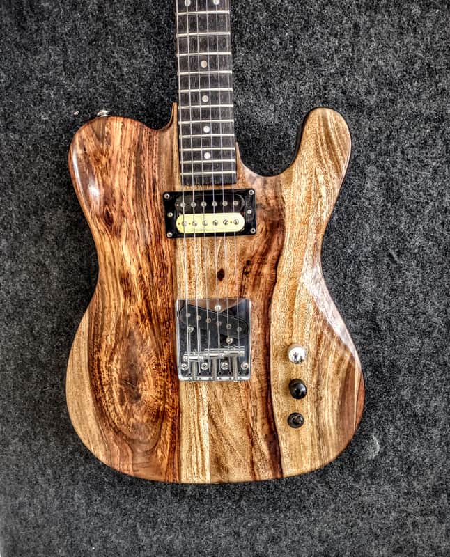 T style Handmade Rosewood carved top guitar Mahogany body 2024 - Nitro lacquer finish image 1