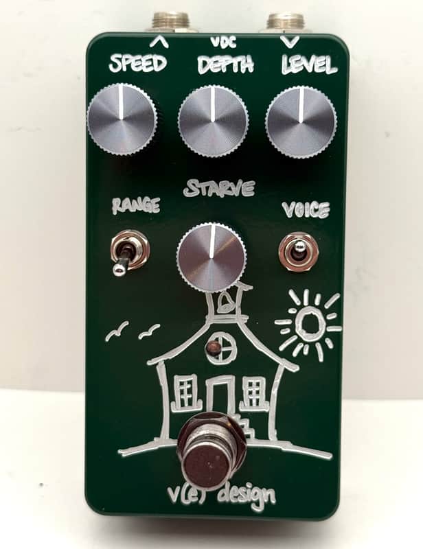 VFE Pedals Old School vintage tremolo - Green + Engraved image 1