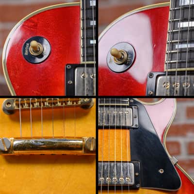 Gibson Les Paul Custom Plain Maple Top Cherry Sunburst 1975 w/OHSC (Refret/Mods) image 17