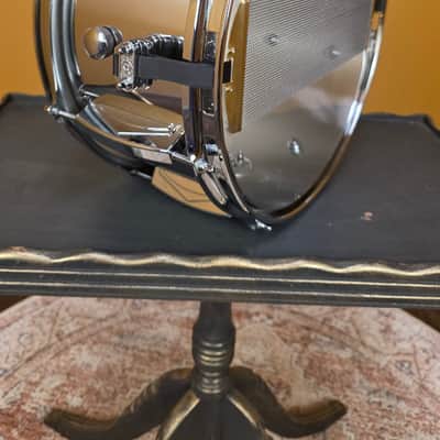 Dunnett Classic Stainless Steel 7"x14" Snare Drum w/ Polished Deko Lugs + Bag image 4