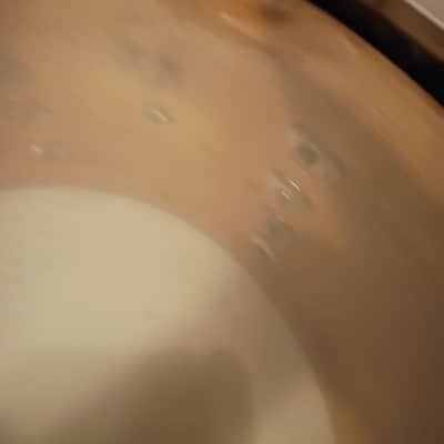 Slingerland/Radio King Snare drum 8x14 clamshell strainer solid shell 1940s - Black Diamond Pearl BDP image 18