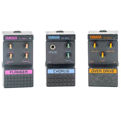 Yamaha Effect Pedals — FL-10MII Flanger, CH-10MII Chorus & OD-10MII Overdrive image 1