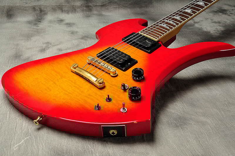 Fernandes/Burny MG-130S Hide Signature Model Cherry Sunburst | Reverb