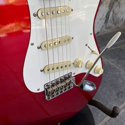 Fender Japan '57 Reissue Stratocaster ST57-70 Candy Apple Red – Maple Neck (Q-Serial, Upgraded Van Zandt Bridge Pickup) image 8