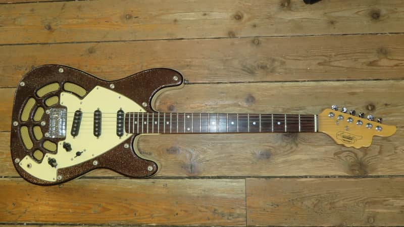 Vintage Lindert Thumbs Up Electric Guitar Made In USA Very Rare image 1