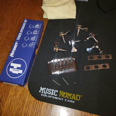 Hipshot Open gear tuners UMP Ibby HM Ibanez high mass 2018 Chrome image 1
