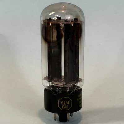 1959 Raytheon 5U4GB Vintage Black Plate 1950s Zenith Rectifier Tube! T522 image 3