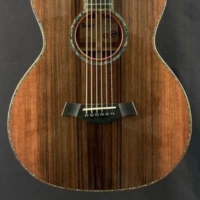 2025 Taylor Custom “B. Taylor” Grand Auditorium 12-Fret • Bob Taylor Designed • Stripy Sinker Redwood • Figured Blackwood • Running Horses • Serial #1205095104 image 2