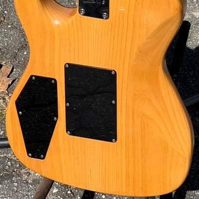 2000s ESP TE-350DT Telecaster W/Floyd Rose HSS Natural Flame Koa Tele TE350 image 6